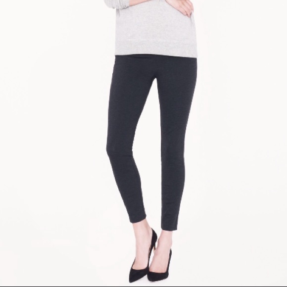 J. Crew Pants - J. Crew Pixie Ponte Pant in Charcoal Gray